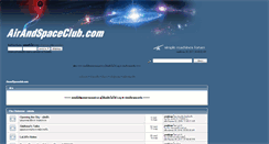 Desktop Screenshot of airandspaceclub.com